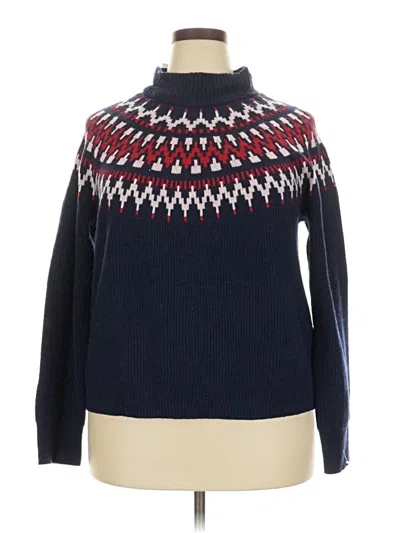 Jcrew Turtleneck Sweater In Blue
