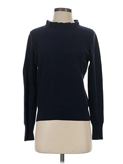 Pre-owned Jcrew Turtleneck Sweater In Blue
