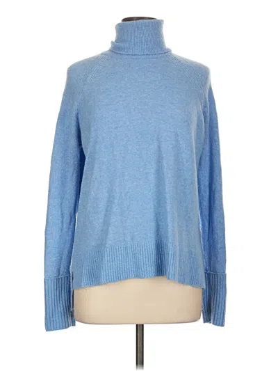 Pre-owned Jcrew Turtleneck Sweater In Blue