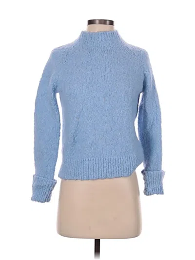 Pre-owned Jcrew Turtleneck Sweater In Blue