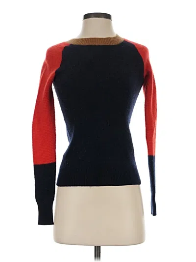 Pre-owned Jcrew Turtleneck Sweater In Blue