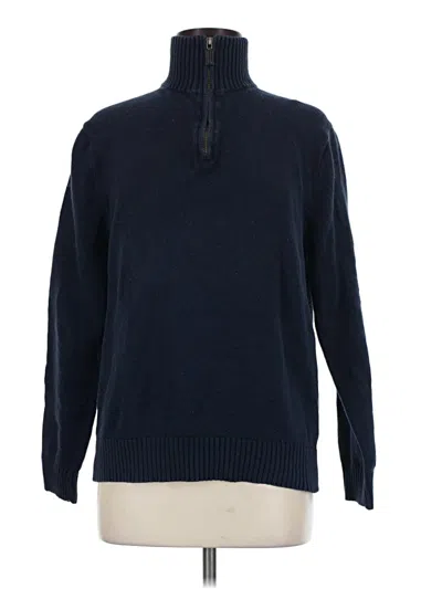 Pre-owned Jcrew Turtleneck Sweater In Blue