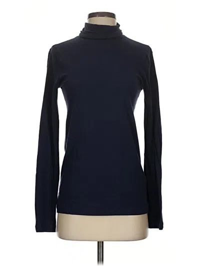 Pre-owned Jcrew Turtleneck Sweater In Blue