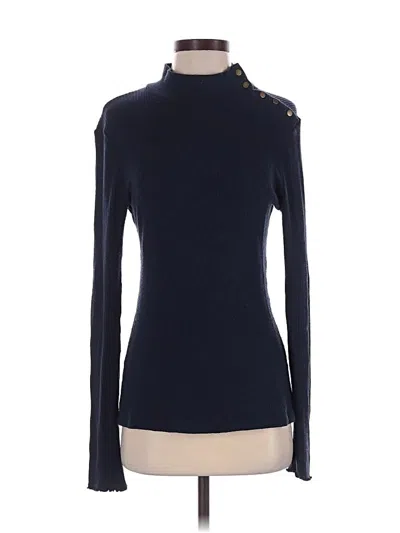 Pre-owned Jcrew Turtleneck Sweater In Blue