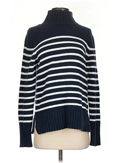 Pre-owned Jcrew Turtleneck Sweater In Blue