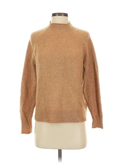 Pre-owned Jcrew Turtleneck Sweater In Brown