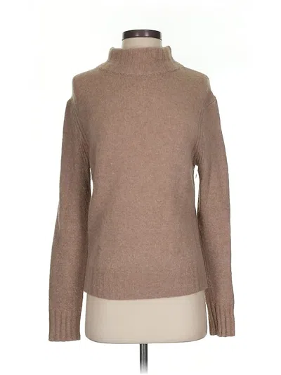 Pre-owned Jcrew Turtleneck Sweater In Brown