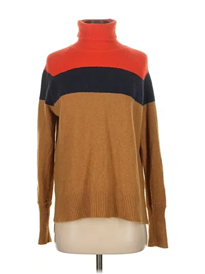 Pre-owned Jcrew Turtleneck Sweater In Brown