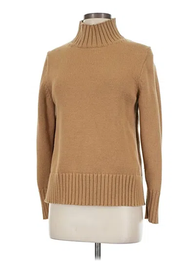 Pre-owned Jcrew Turtleneck Sweater In Brown