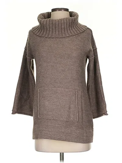 Pre-owned Jcrew Turtleneck Sweater In Brown