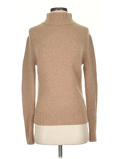 Pre-owned Jcrew Turtleneck Sweater In Brown