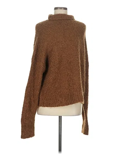 Pre-owned Jcrew Turtleneck Sweater In Brown