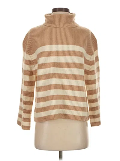 Pre-owned Jcrew Turtleneck Sweater In Brown