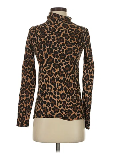 Pre-owned Jcrew Turtleneck Sweater In Brown