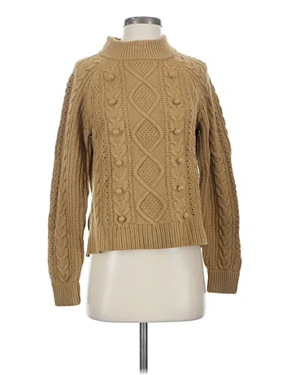 Pre-owned Jcrew Turtleneck Sweater In Brown