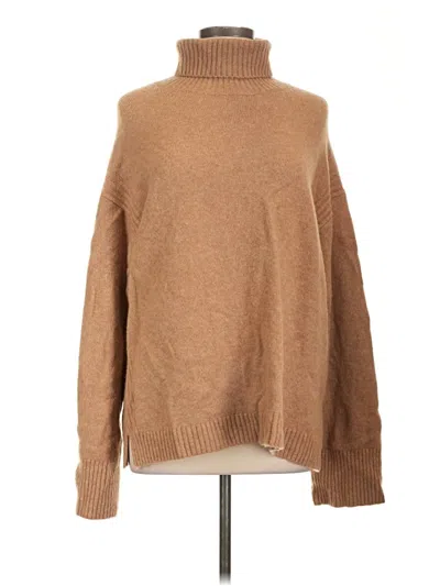 Pre-owned Jcrew Turtleneck Sweater In Brown