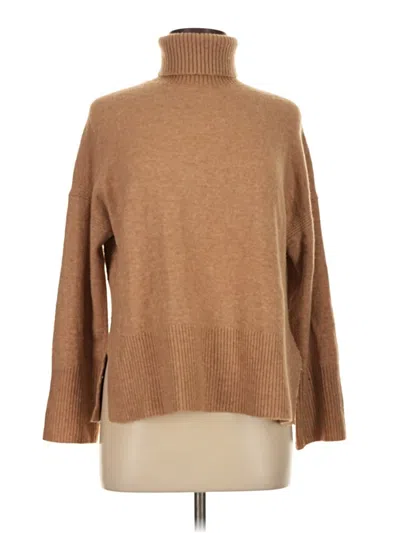 Pre-owned Jcrew Turtleneck Sweater In Brown