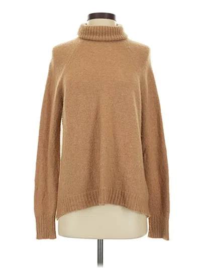 Pre-owned Jcrew Turtleneck Sweater In Brown