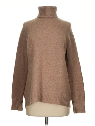 Pre-owned Jcrew Turtleneck Sweater In Brown