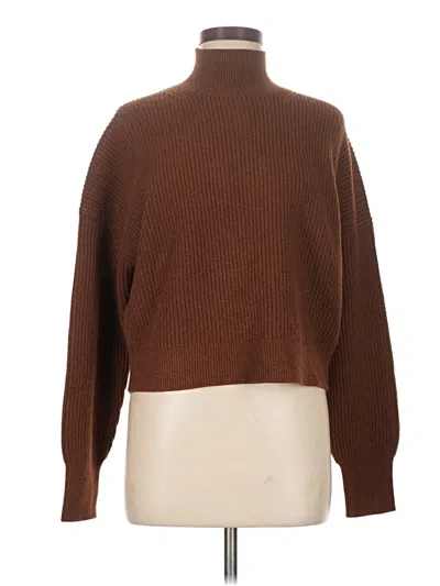 Pre-owned Jcrew Turtleneck Sweater In Brown