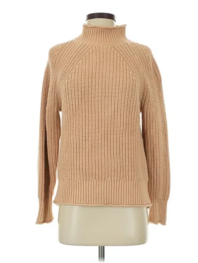 Pre-owned Jcrew Turtleneck Sweater In Brown