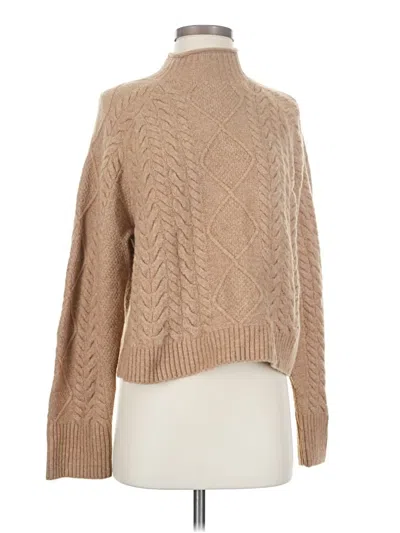 Pre-owned Jcrew Turtleneck Sweater In Brown