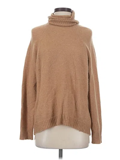 Pre-owned Jcrew Turtleneck Sweater In Brown