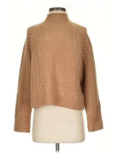 Pre-owned Jcrew Turtleneck Sweater In Brown