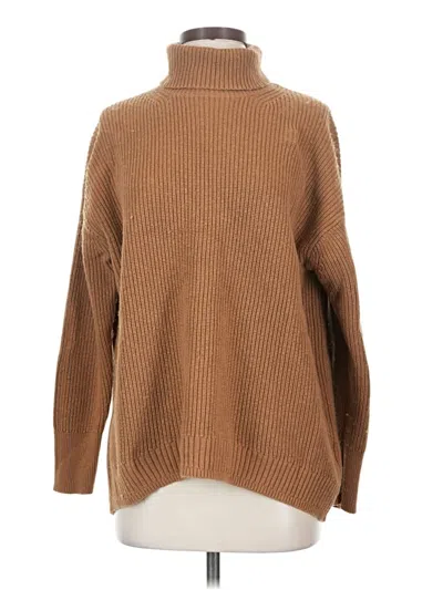 Pre-owned Jcrew Turtleneck Sweater In Brown