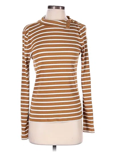 Pre-owned Jcrew Turtleneck Sweater In Brown
