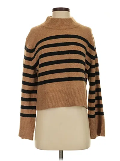 Pre-owned Jcrew Turtleneck Sweater In Brown