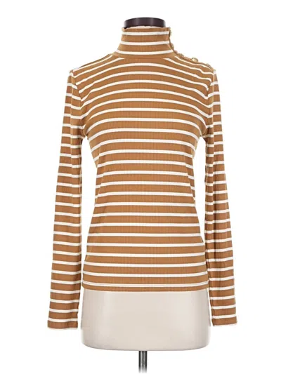 Pre-owned Jcrew Turtleneck Sweater In Brown