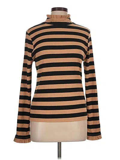 Pre-owned Jcrew Turtleneck Sweater In Brown