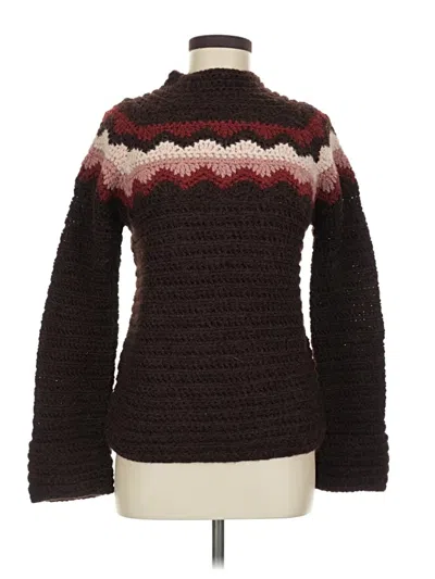 Pre-owned Jcrew Turtleneck Sweater In Brown
