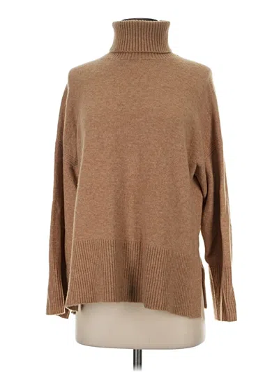 Pre-owned Jcrew Turtleneck Sweater In Brown