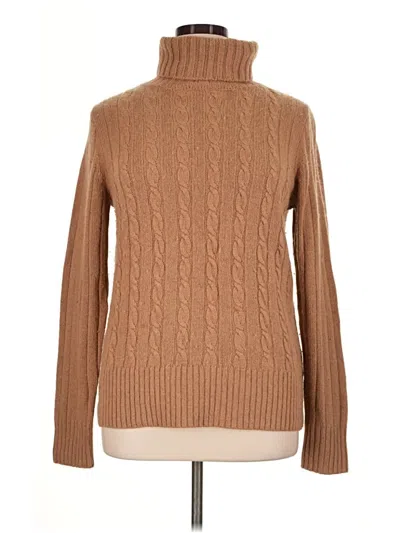 Pre-owned Jcrew Turtleneck Sweater In Brown