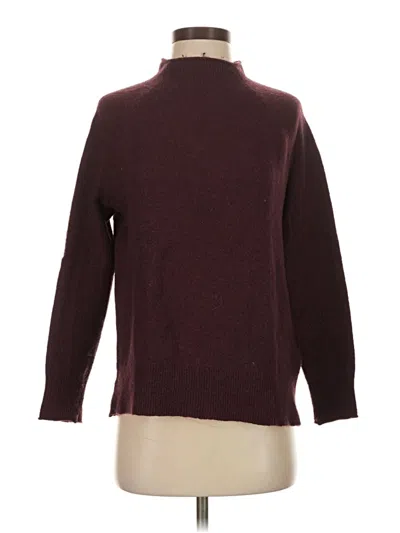Pre-owned Jcrew Turtleneck Sweater In Burgundy