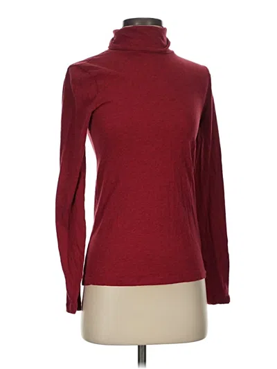 Pre-owned Jcrew Turtleneck Sweater In Burgundy