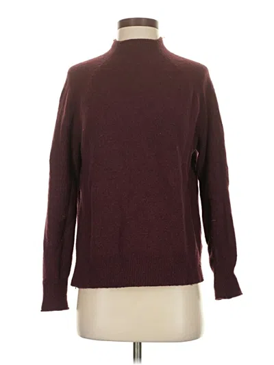 Pre-owned Jcrew Turtleneck Sweater In Burgundy