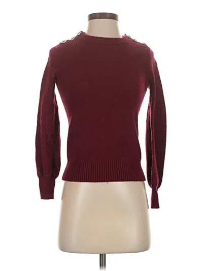 Pre-owned Jcrew Turtleneck Sweater In Burgundy
