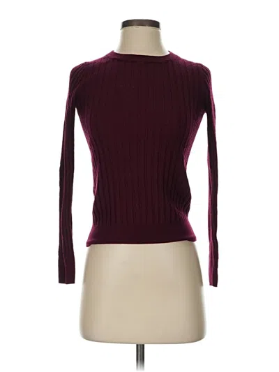 Pre-owned Jcrew Turtleneck Sweater In Burgundy