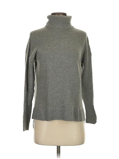Pre-owned Jcrew Turtleneck Sweater In Gray
