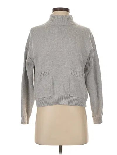 Pre-owned Jcrew Turtleneck Sweater In Gray