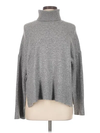 Pre-owned Jcrew Turtleneck Sweater In Gray