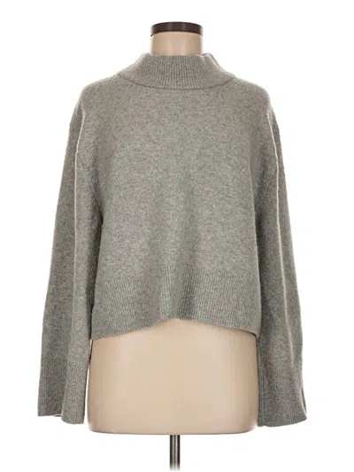 Pre-owned Jcrew Turtleneck Sweater In Gray