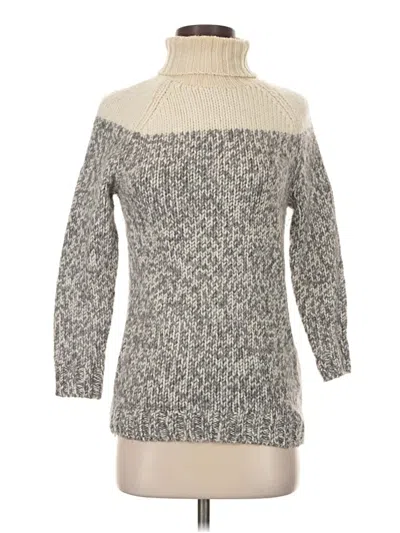Pre-owned Jcrew Turtleneck Sweater In Gray