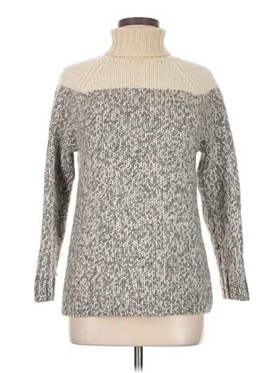 Pre-owned Jcrew Turtleneck Sweater In Gray