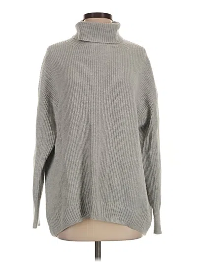 Pre-owned Jcrew Turtleneck Sweater In Gray
