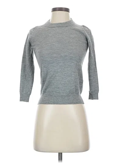 Pre-owned Jcrew Turtleneck Sweater In Gray