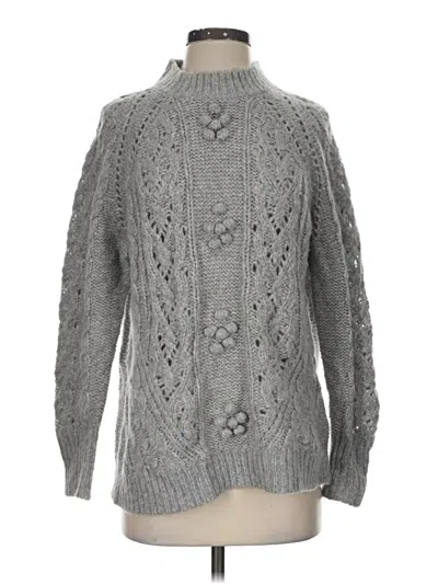 Pre-owned Jcrew Turtleneck Sweater In Gray